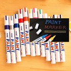 12pcs Waterproof Permanent Paint Marker Pen For Car Tyre Tire Tread Rubber Metal