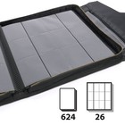Enhance Trading Card Album - 12 Pocket Side Loading Card Binder For 624 Cards