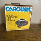 Vtg Kodak Carousel 650h Slide Projector Remote Power Cord And Tray-original Box