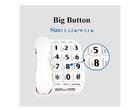 Jf11w Big Button Phone For Seniors Home Phone Corded Landline Phone For Elderly