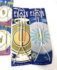 Deluxe Wire Plate Hanger Lot Of 6 Sizes Brass White Silver Various Sizes