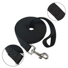 Nylon Training Dog Leash For Small Medium Large Dogs  15ft 20ft 20ft  Black