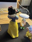 Disney Snow White   The Seven Dwarfs Porcelain Figurines Complete Set Of 8