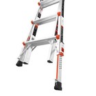 Little Giant Megalite  18  Reach Multipurpose Ladder With Leg Levelers