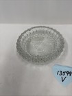 Vintage Large Heavy Glass Cigar Ashtray Elegant Man Cave 7    Diameter