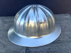 Vintage Fibre Metal Superlite Aluminum Hard Hat Helmet Full Brim - Usa