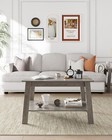 2-tier Coffee Tables For Living Room Farmhouse Wood Rectangle Small Coffee Table