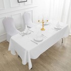 Rectangle Tablecloth 90x132 Inch Washable Polyester Fabric Table Cloth For Party