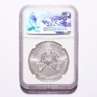 2017 Silver American Eagle Dollar Ngc Ms70 Elizabeth Jones Fdoi
