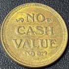 Carwash Token No Cash Value Coin Medal Vintage Token 20th Century Antique T-049