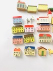 Erzgebirge Hand Painted Early Bundle Houses   Figures