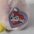 Vintage Swibco 1998 Puffkins Chirps Pink Chick Plush Toy Stuffed Animal P4