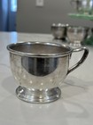 Set Of 9 Vintage 1920s   1940s Cecileware 18  Nickel Silver Cups  Original Patina 