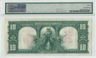 1901  10 Legal Tender Bison Note Fr 122 Speelman White Pmg Very Fine Vf 30