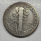 1918-d Mercury Dime - Actual Silver Coin   Same Day Shipping