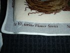 Vtg 1988 Completed Elizabeth Bradley Needlepoint Victorian Flower Series Spring