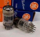 Pair Ge 6201 12at7wa 3 Mica D-getter 12at7 Ecc81  Maxi-pre Tested Nos  Bn3719