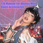 Face Gems Lip Stud  Fake Piercing Nose Stud Eyebrow Sliver