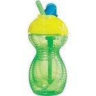 Munchkin Straw Cup Click Lock Flip With Soft Silicone Straw Contour 1 Ct 6 Pack