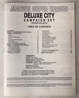 Tsr Marvel Super Heroes Deluxe City Campaign Set   Advanced Map   Basic Map