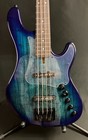 Cort Gb-fusion 4 4-string Bass Guitar Spalted Maple Blue Burst W  Gig Bag