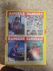 1986 Topps Baseball Empty Wax Pack Display Box Jackson  Mattingly  Mcgee Mcdowel