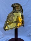 1870 French Napoleon Iii Dragoon Style Fireman Helmet Firefighter Sapper Brass