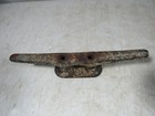 Vintage antique Cast Iron Boat Dock Cleat Nautical Maritime Tie Down Marine 