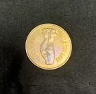 Vintage Erotica Brass Coin Token    heads I Win Tails You Lose   