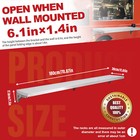71  Stainless Steel Folding Concession Shelf - Drop-down Food Stand