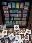 Huge Junk Drawer Lot-silver Coins-proof Sets-silver Ike Dollar-collectables
