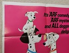 101 Dalmatians 1969 Original Us One-sheet 27x41 Movie Poster Disney