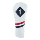 Ram Golf Premium Vintage Style Pu Leather Headcovers  Retro White