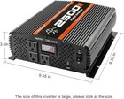 2500w Inverter 12v To110v  120v Modified Sine Wave Car Inverter Truck Rv