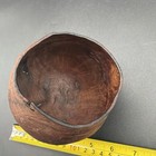 Vintage Hand-carved Burl Wood Vessel     Rustic Folk Art Bowl     4  Primitive Gourd