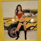 Danica Patrick Signed Nascar Framed Photo card auto  Display  Jsa Authentication