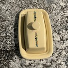 Fiesta Ware Christmas Tree Covered Butter Dish 8  Fiestaware Wonderful Condition