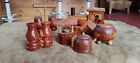 Vintage Hunter Mountain Ny Catskill Mountains New York State Souvenir Lot Wood