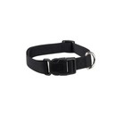 Dog Collar Bulk Packs Black Nylon Shelter Rescue Vet 4 Adjustable Sizes