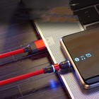 540 Degree Rotating Magnetic Charging Cord For Usb Type C  Lighting  And Micro