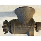 Antique Universal Food   Meat Grinder Chopper No 2 Hand Crank L F   C Conn 