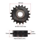 2pcs Ansi  25 Chain Idler Sprocket 10mm Bore  1 4  Pitch  Hardened 19 Tooth