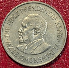 High Grade Xf 1971 Kenya One Shilling Coin-dec266