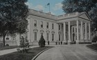 Antique Washington Dc White House Historical Art Print 1923 Original Wall Art