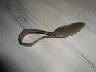 Vintage Wm A Rogers Oneida Ltd Silver Plate Curled Baby Spoon