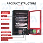 5 Slot Snack Vending Machine For Food drink snack Mounted Money Coins bills