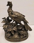 Antique 19c Alphonse Alexander Arson 20  Bronze Pheasant Birds Sculpture Statue