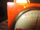 Vintage Bakelite Catalin Barometer Or Relative Humidity Amazing Marbling