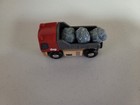 Brio World Wooden Railway Train Red Dump Truck With Boulder Cargo