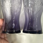Mcdonald s 1955 Speedee Logo Purple Clear Glass Tumblers Set Of 2
